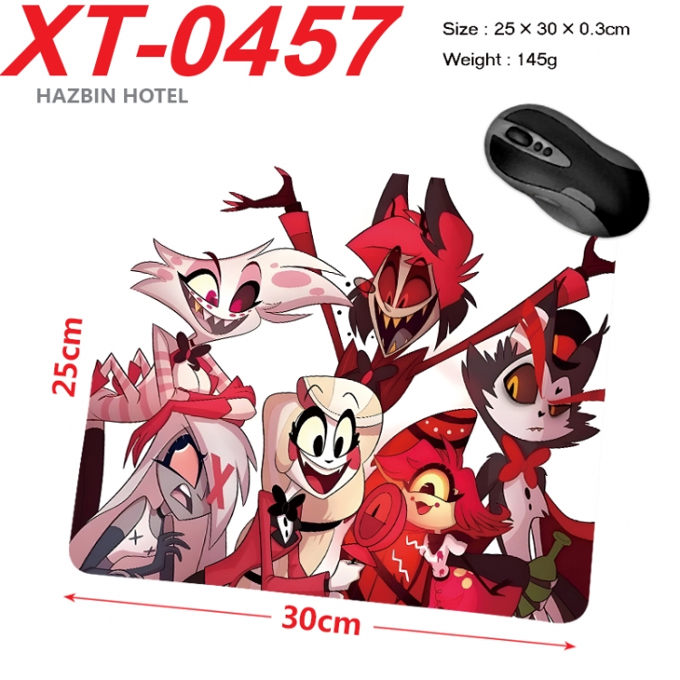 Hazbin Hotel Anime peripheral new lock edge mouse pad 25X30cm XT-0457