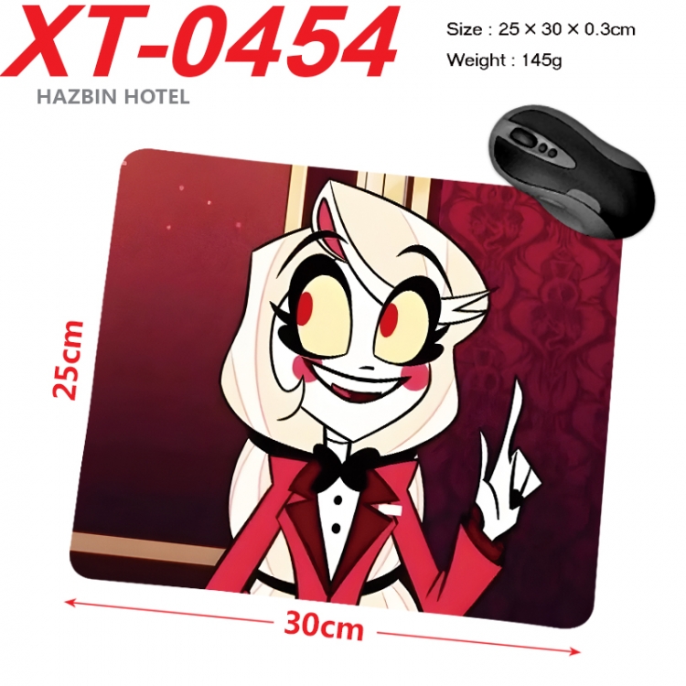 Hazbin Hotel Anime peripheral new lock edge mouse pad 25X30cm  XT-0454