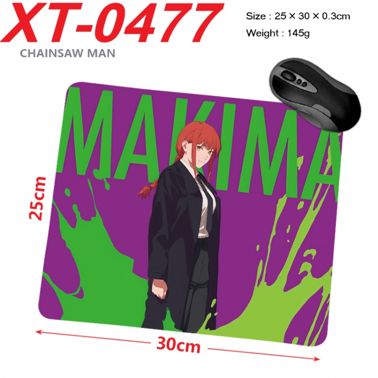 Chainsaw man Anime peripheral new lock edge mouse pad 25X30cm XT-0477