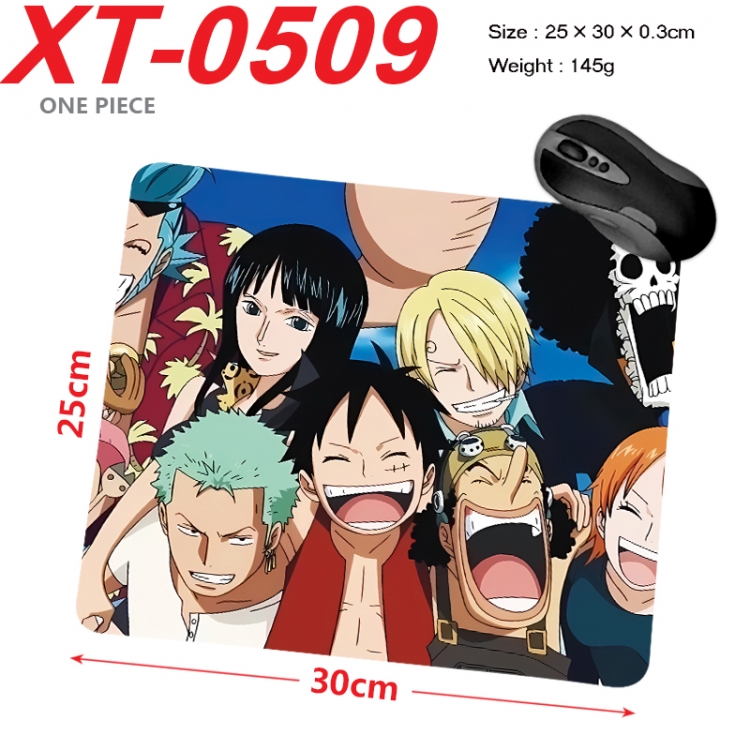 One Piece Anime peripheral new lock edge mouse pad 25X30cm