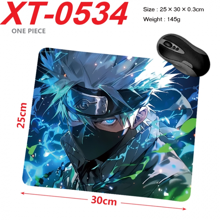 Naruto Anime peripheral new lock edge mouse pad 25X30cm  XT-0534