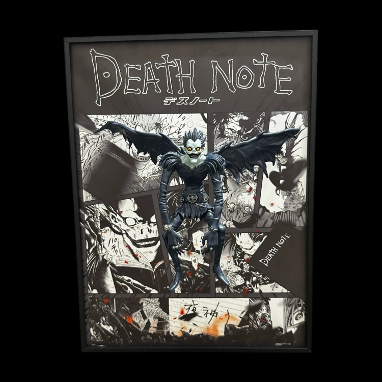 Death note Anime 3D Model Trendy Play Gift Ornament Handmade Combination Painting 31x41cm