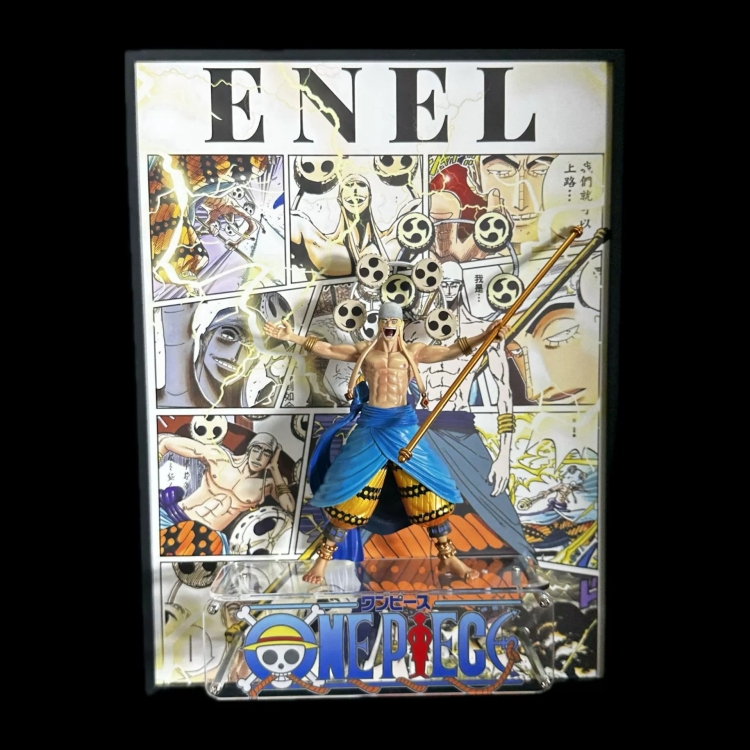 One Piece Anime 3D Model Trendy Play Gift Ornament Handmade Combination Painting