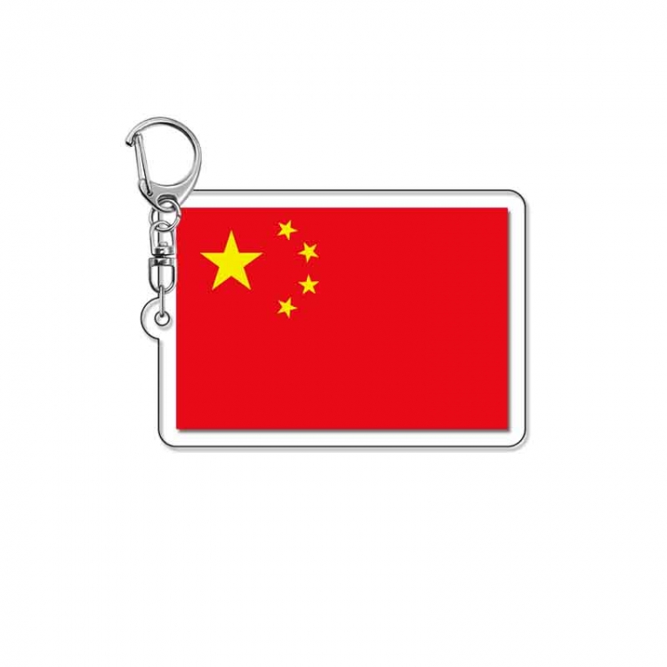 China flag Anime Acrylic Keychain Charm price for 5 pcs