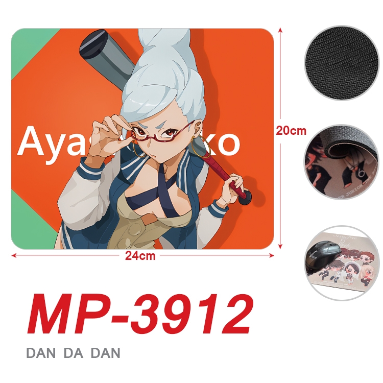 DANDADAN Anime Full Color Printing Mouse Pad Unlocked 20X24cm price for 5 pcs MP-3912