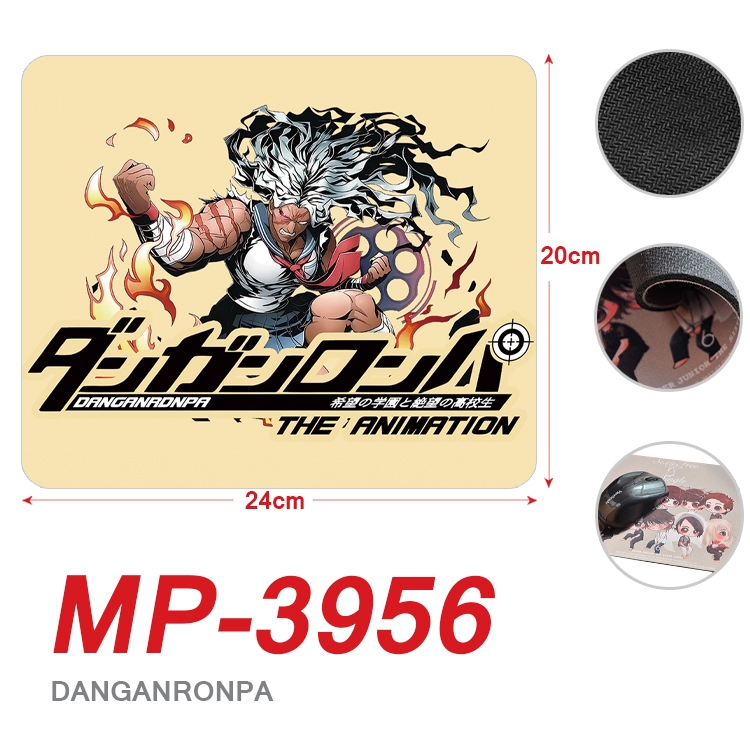 Dangan-Ronpa Anime Full Color Printing Mouse Pad Unlocked 20X24cm price for 5 pcs MP-3956