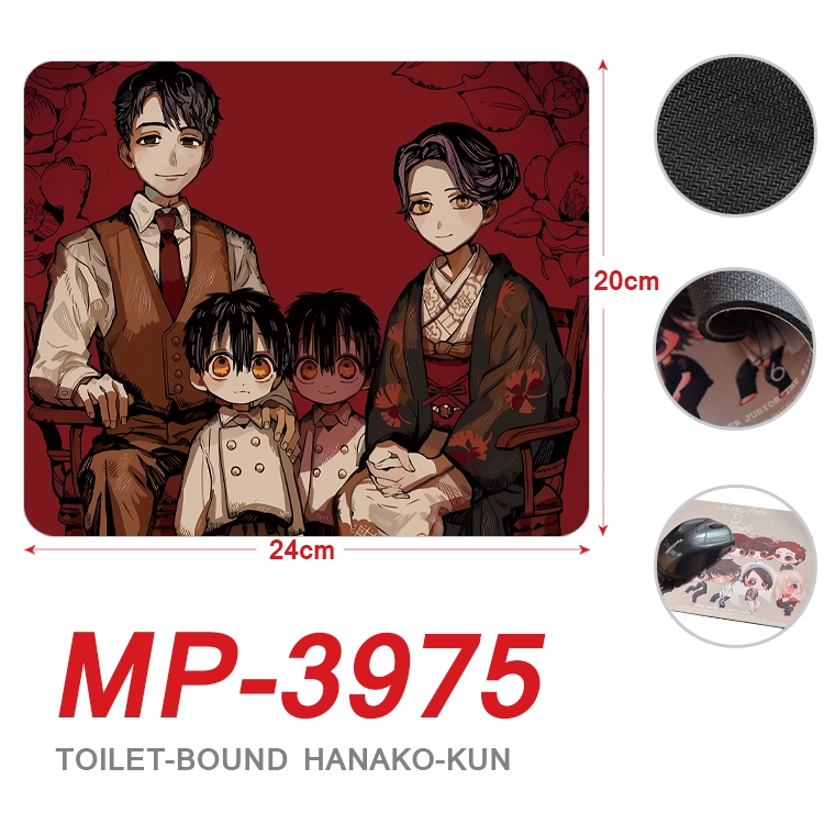 Toilet-bound Hanako-kun Anime Full Color Printing Mouse Pad Unlocked 20X24cm price for 5 pcs