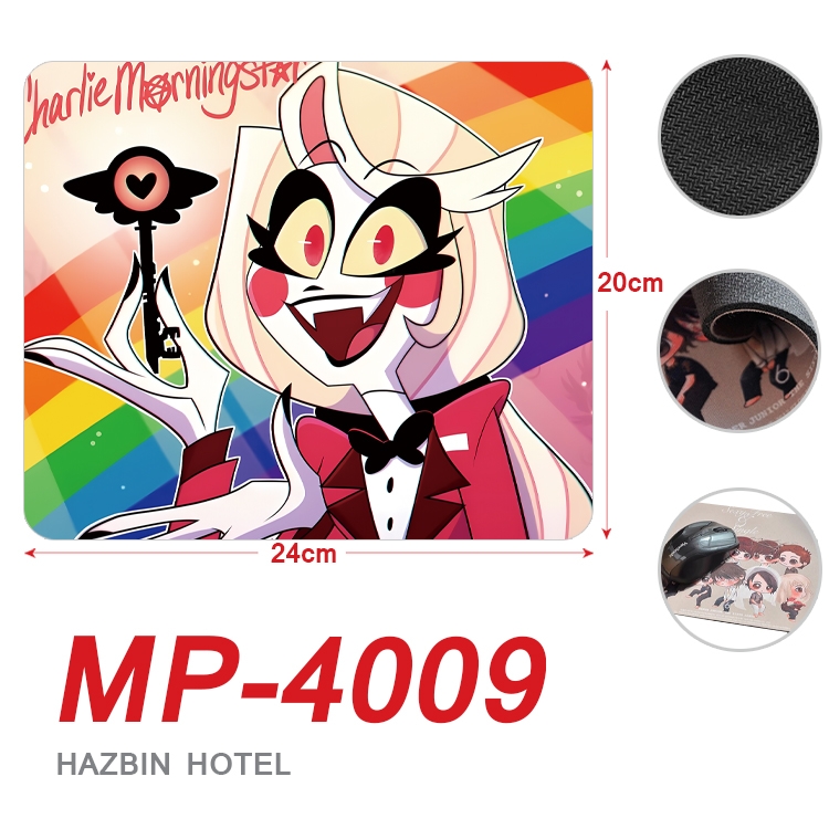 Hazbin Hotel Anime Full Color Printing Mouse Pad Unlocked 20X24cm price for 5 pcs MP-4009