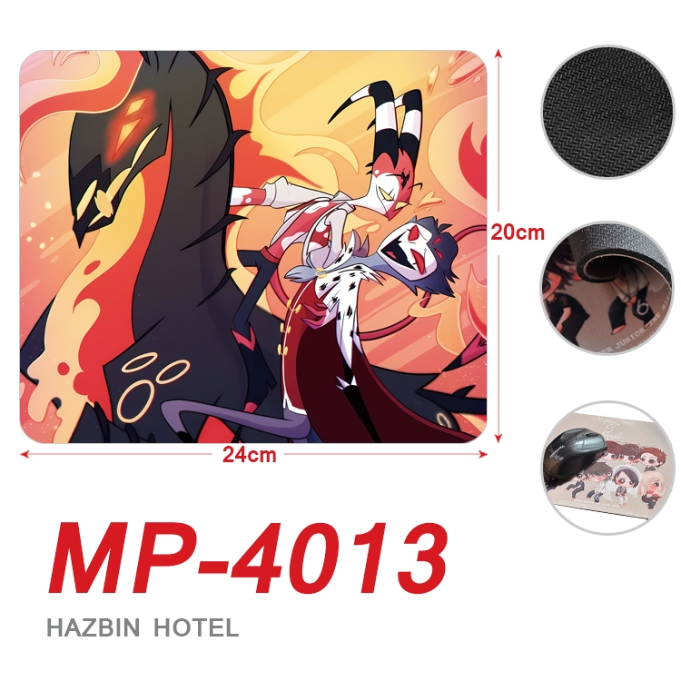 Hazbin Hotel Anime Full Color Printing Mouse Pad Unlocked 20X24cm price for 5 pcs MP-4013