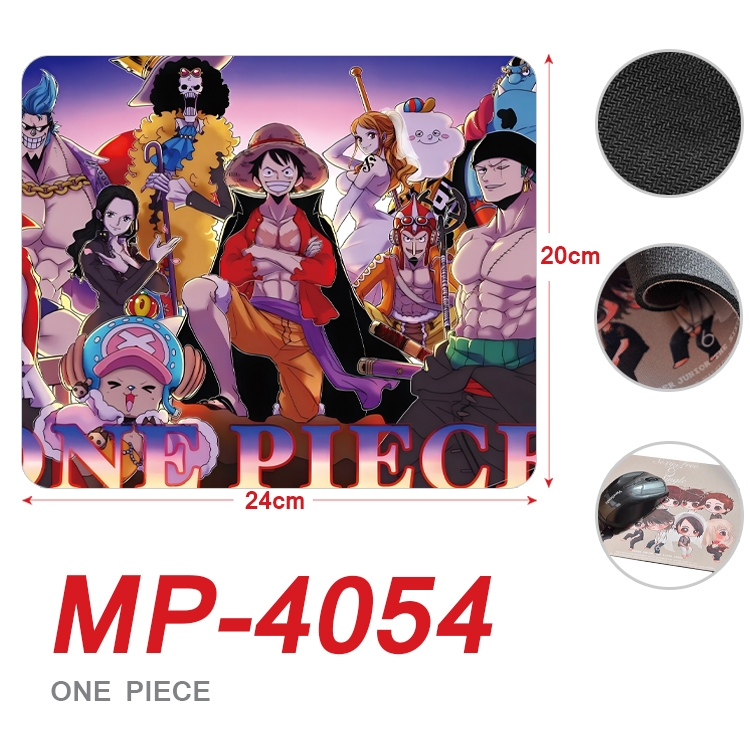 One Piece Anime Full Color Printing Mouse Pad Unlocked 20X24cm price for 5 pcs MP-4054