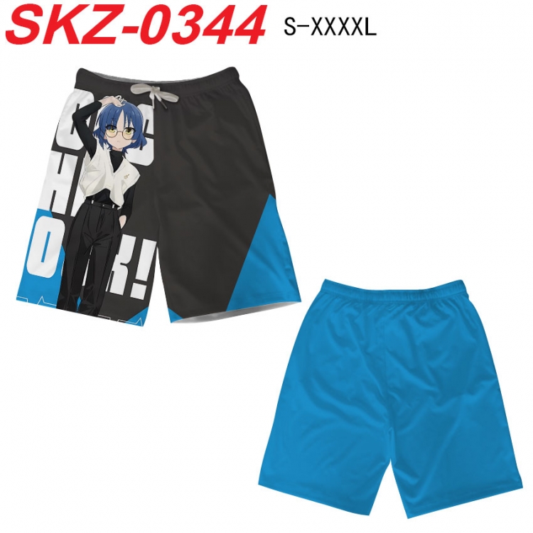BOCCHI THE ROCK! Anime full-color digital printed beach shorts from S to 4XL SKZ-0344