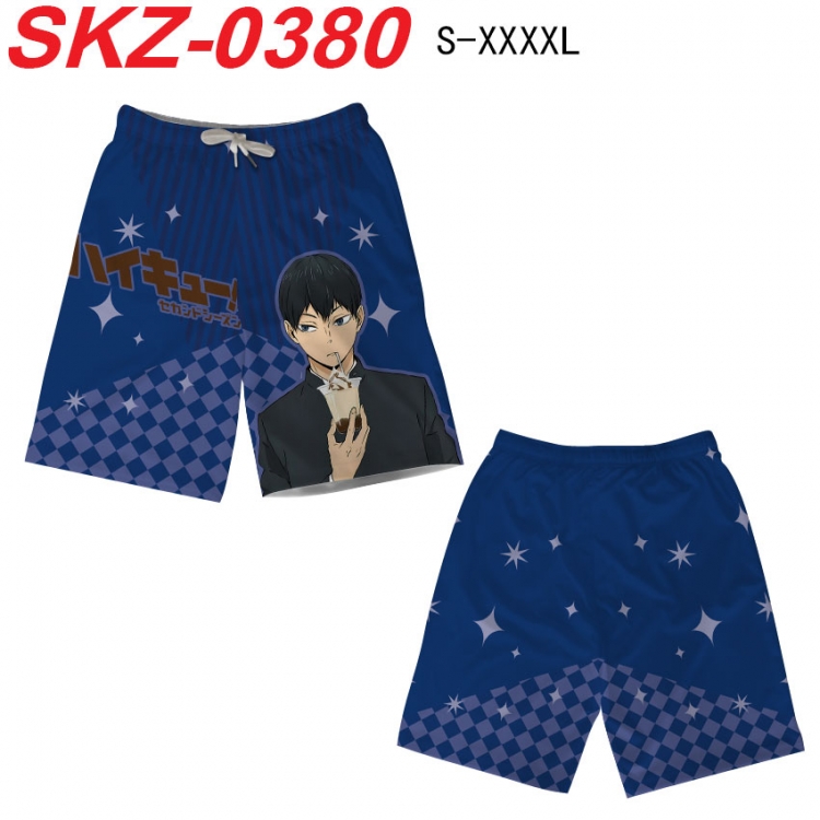 Haikyuu!! Anime full-color digital printed beach shorts from S to 4XL SKZ-0380