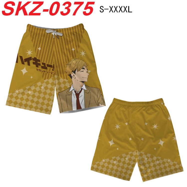 Haikyuu!! Anime full-color digital printed beach shorts from S to 4XL SKZ-0375