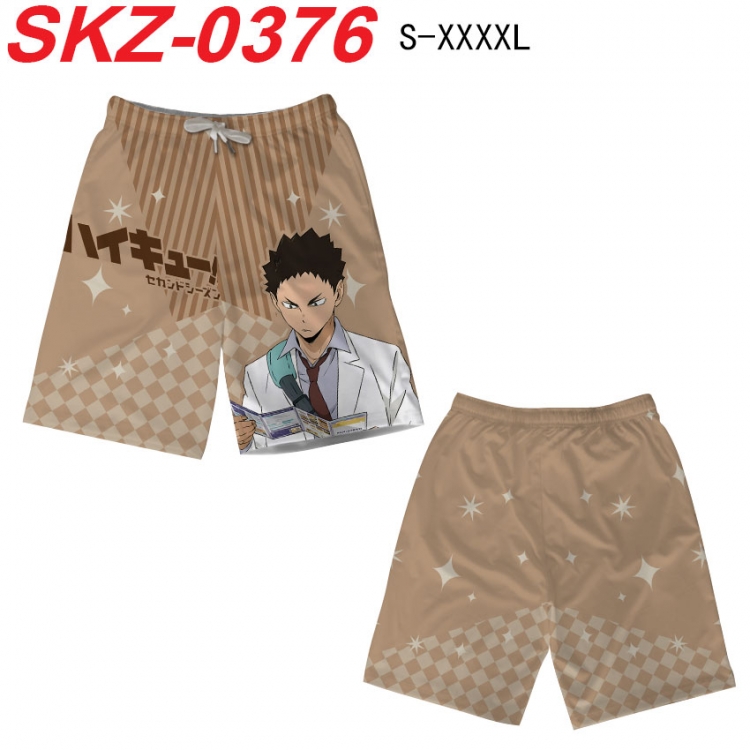 Haikyuu!! Anime full-color digital printed beach shorts from S to 4XL  SKZ-0376