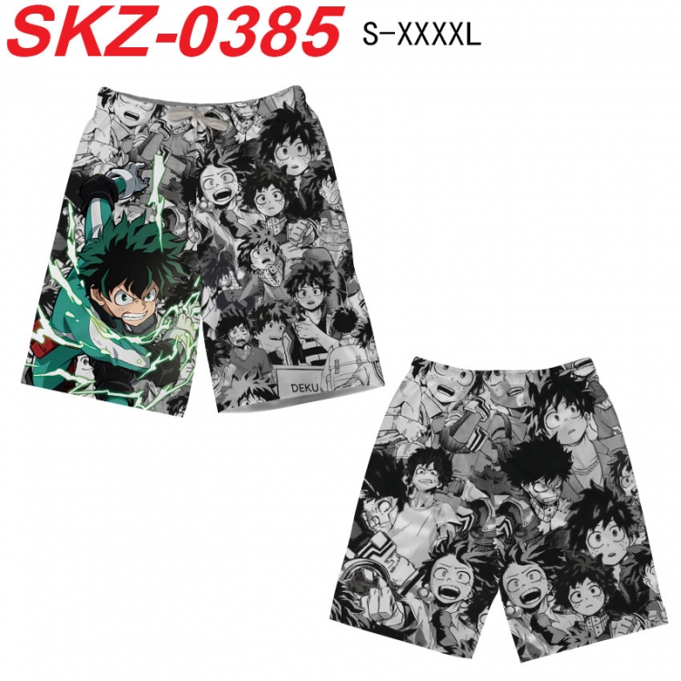 My Hero Academia Anime full-color digital printed beach shorts from S to 4XL SKZ-0385
