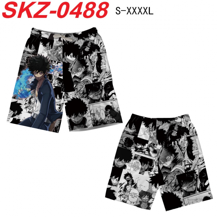 My Hero Academia Anime full-color digital printed beach shorts from S to 4XL SKZ-0488