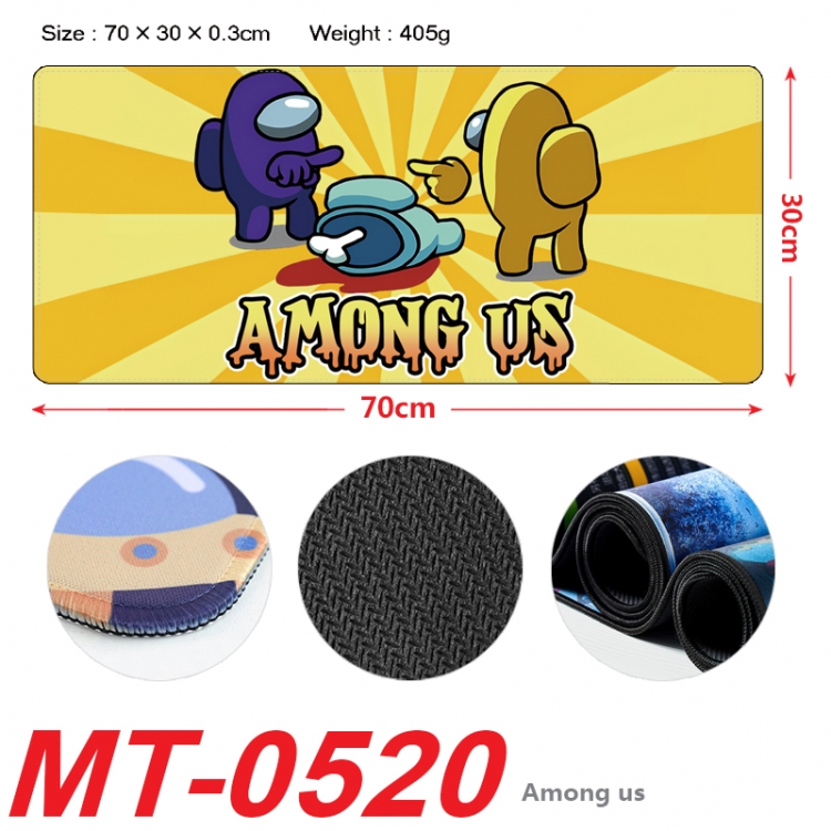 Among us Anime peripheral lock edge mouse pad 70X30cm MT-0520