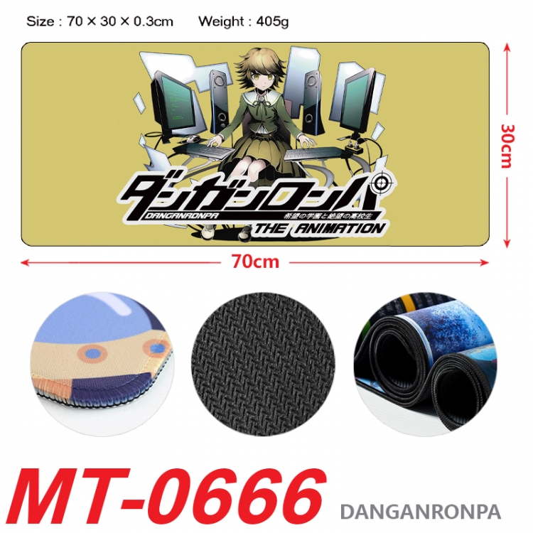 Dangan-Ronpa Anime peripheral lock edge mouse pad 70X30cm MT-0666