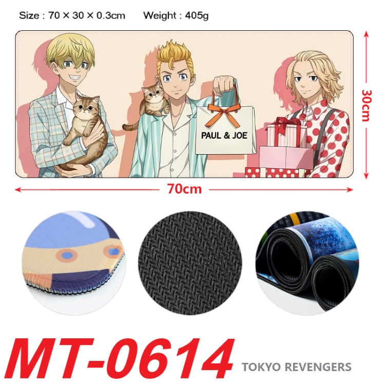 Tokyo Revengers Anime peripheral lock edge mouse pad 70X30cm