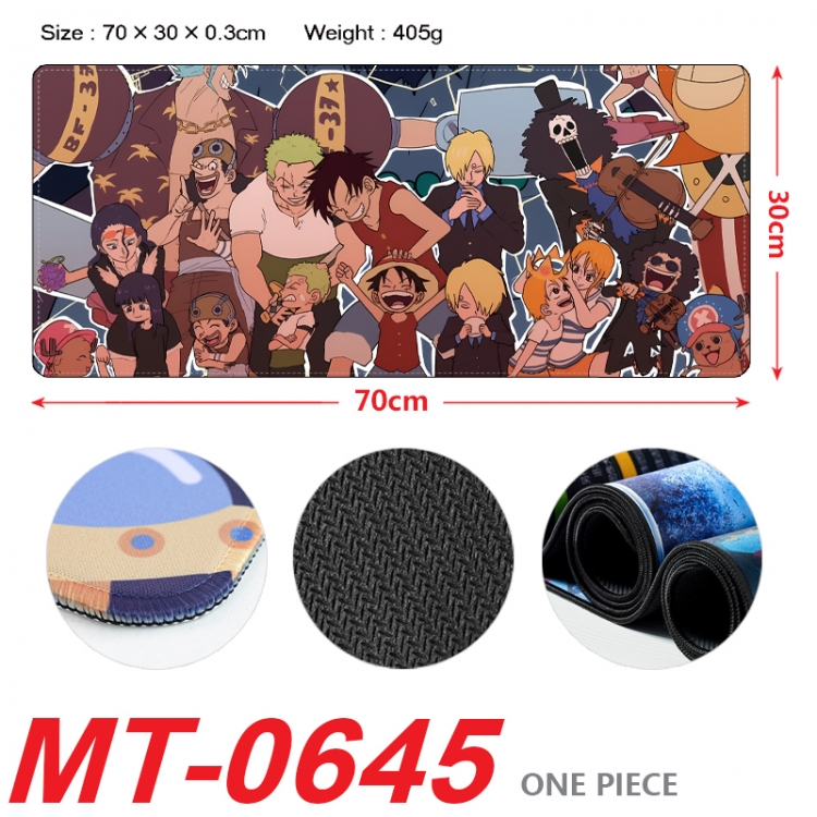 One Piece Anime peripheral lock edge mouse pad 70X30cm MT-0645