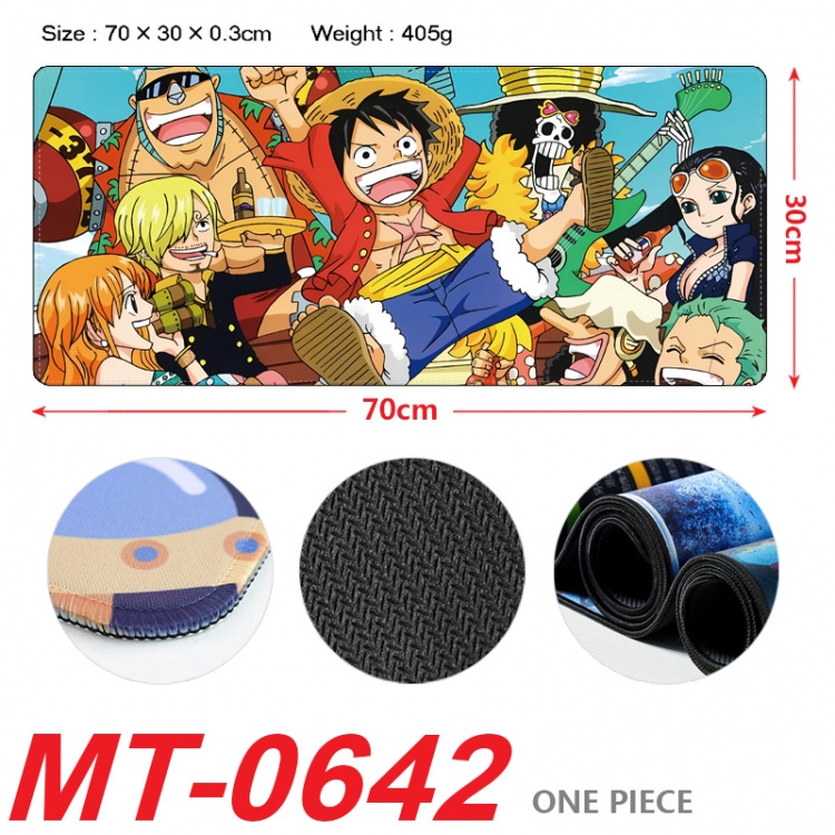 One Piece Anime peripheral lock edge mouse pad 70X30cm MT-0642
