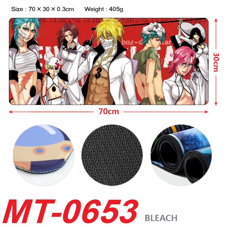 Bleach Anime peripheral lock edge mouse pad 70X30cm MT-0653