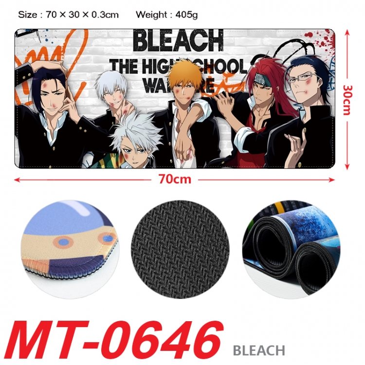 Bleach Anime peripheral lock edge mouse pad 70X30cm  MT-0646