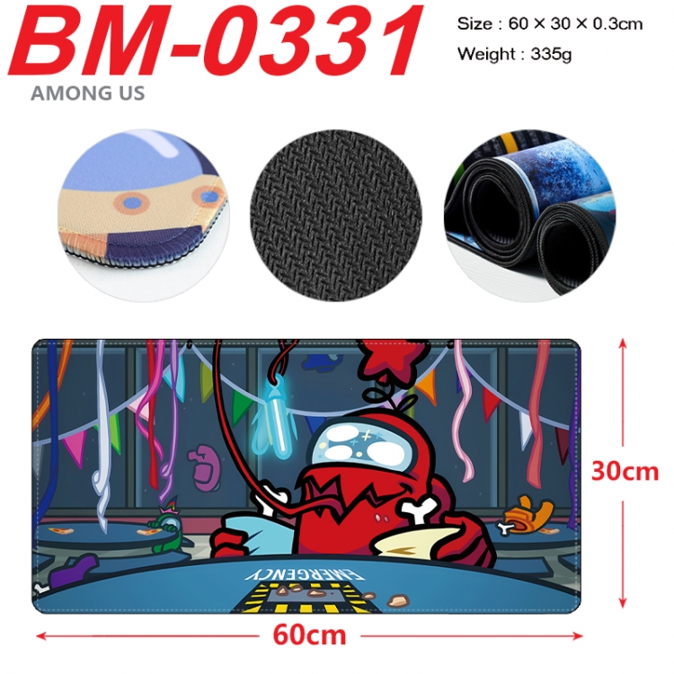 Among us Anime peripheral lock edge mouse pad 60X30cm BM-0331