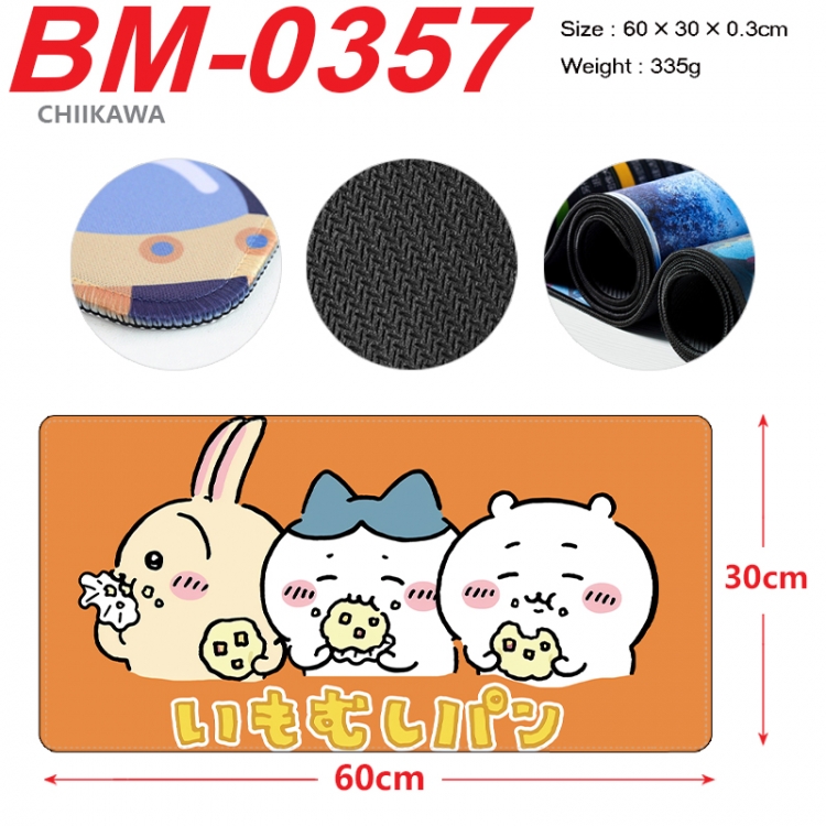 Chiikawa Anime peripheral lock edge mouse pad 60X30cm  BM-0357