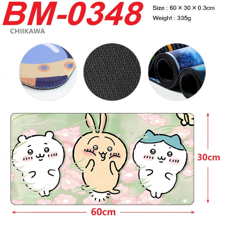 Chiikawa Anime peripheral lock edge mouse pad 60X30cm BM-0348