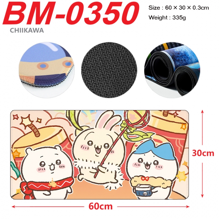 Chiikawa Anime peripheral lock edge mouse pad 60X30cm BM-0350