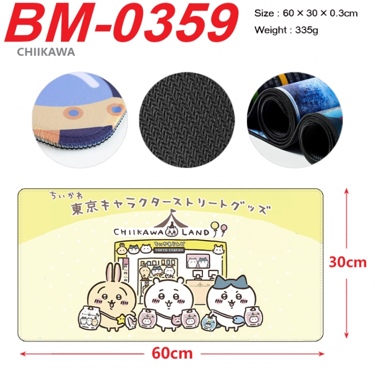 Chiikawa Anime peripheral lock edge mouse pad 60X30cm BM-0359