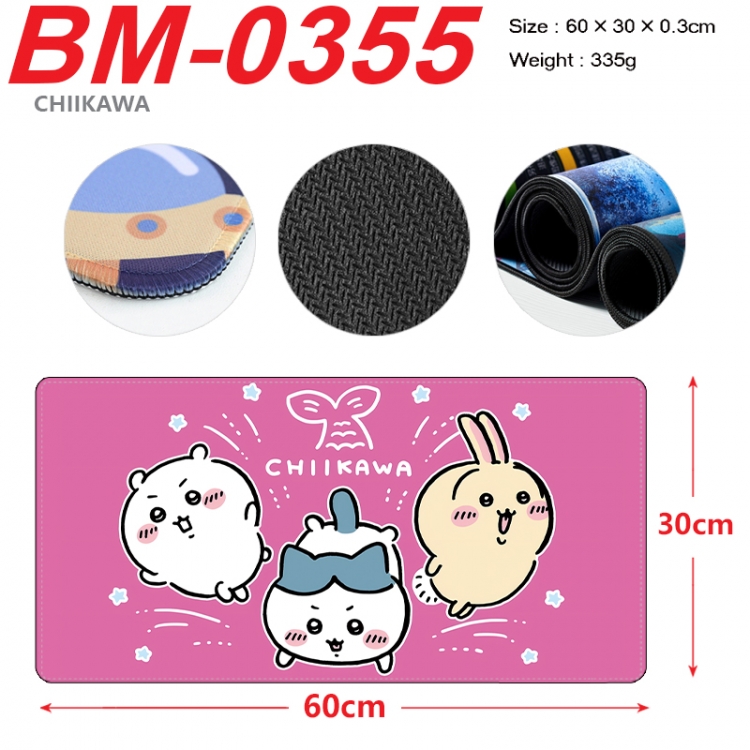 Chiikawa Anime peripheral lock edge mouse pad 60X30cm BM-0355
