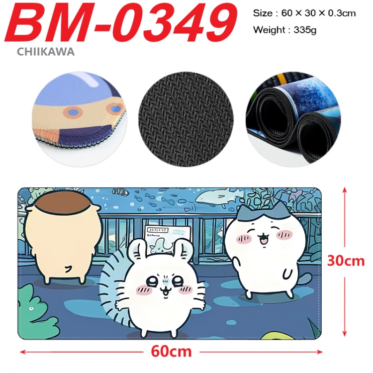 Chiikawa Anime peripheral lock edge mouse pad 60X30cm BM-0349