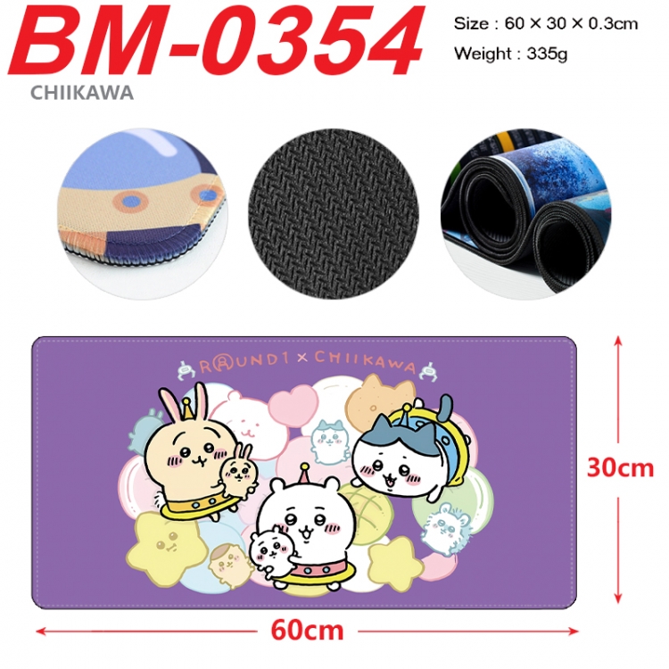 Chiikawa Anime peripheral lock edge mouse pad 60X30cm BM-0354