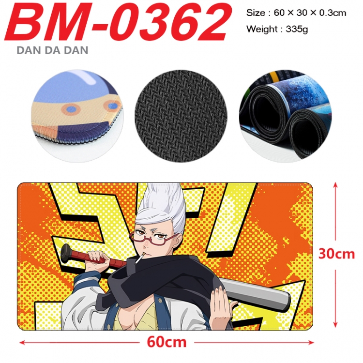 DANDADAN Anime peripheral lock edge mouse pad 60X30cm  BM-0362