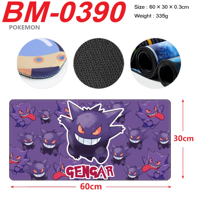 Pokemon Anime peripheral lock edge mouse pad 60X30cm BM-0390