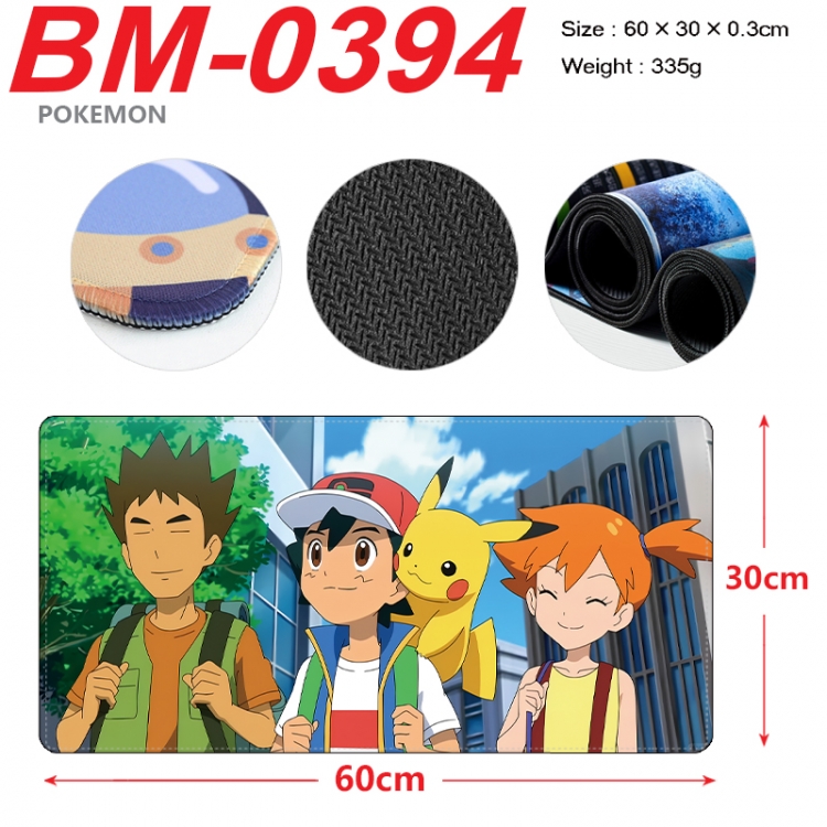 Pokemon Anime peripheral lock edge mouse pad 60X30cm  BM-0394