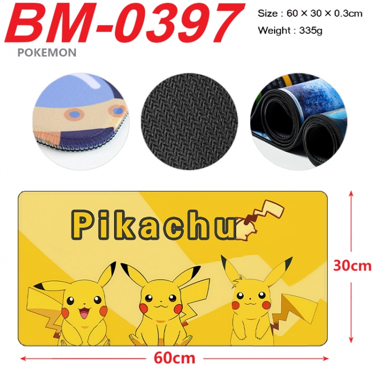 Pokemon Anime peripheral lock edge mouse pad 60X30cm  BM-0397