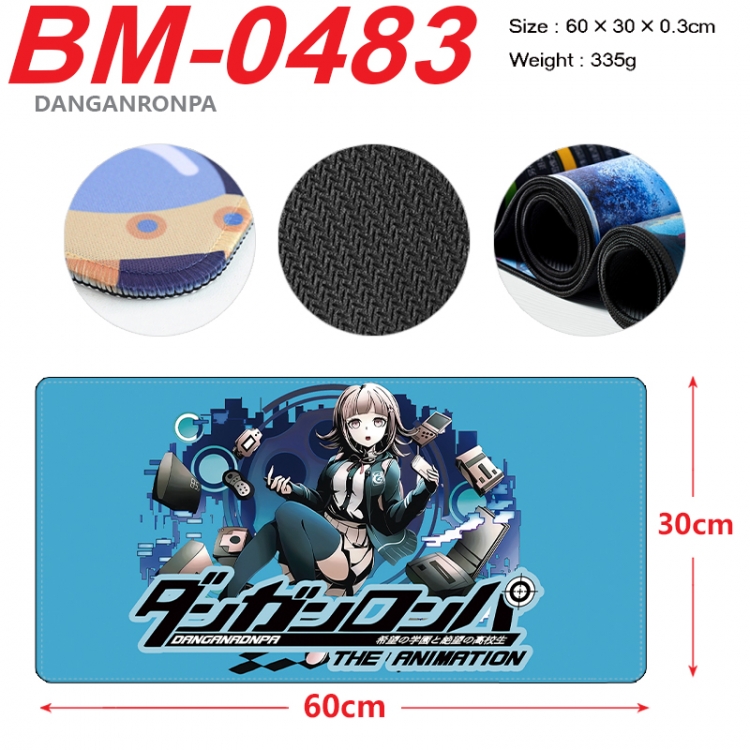 Dangan-Ronpa Anime peripheral lock edge mouse pad 60X30cm BM-0483