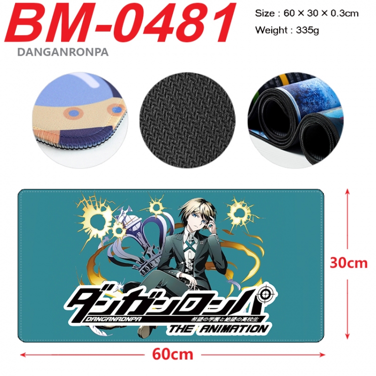 Dangan-Ronpa Anime peripheral lock edge mouse pad 60X30cm BM-0481