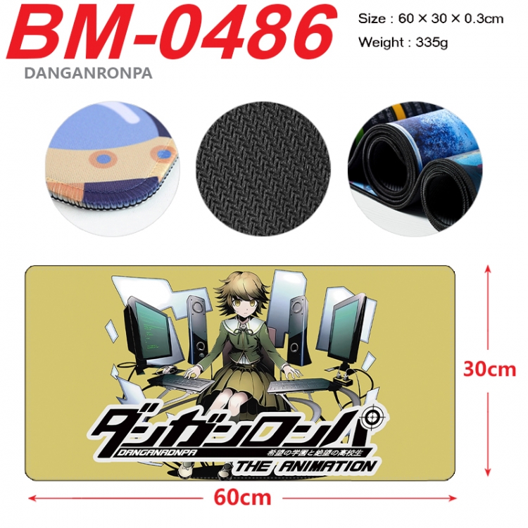 Dangan-Ronpa Anime peripheral lock edge mouse pad 60X30cm  BM-0486