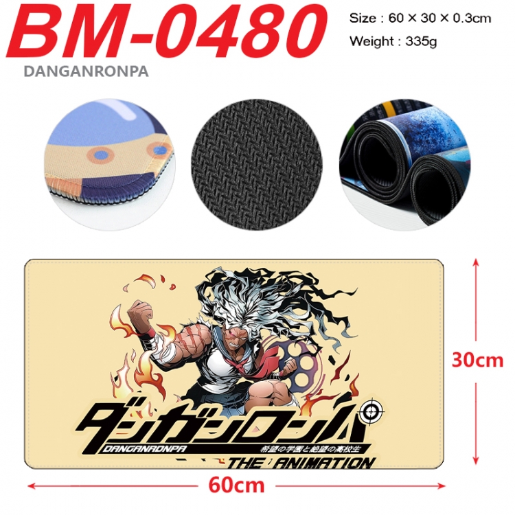 Dangan-Ronpa Anime peripheral lock edge mouse pad 60X30cm  BM-0480