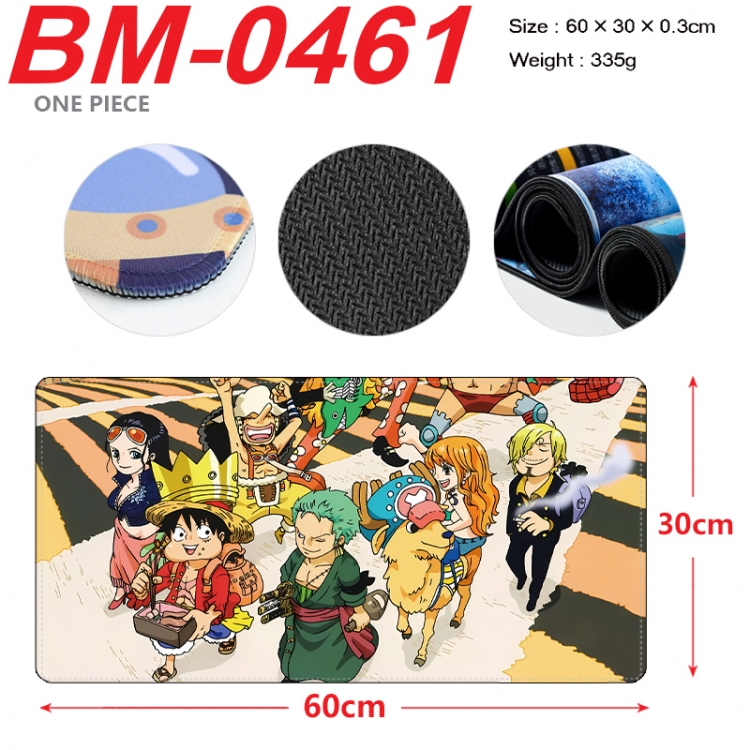 One Piece Anime peripheral lock edge mouse pad 60X30cm BM-0461