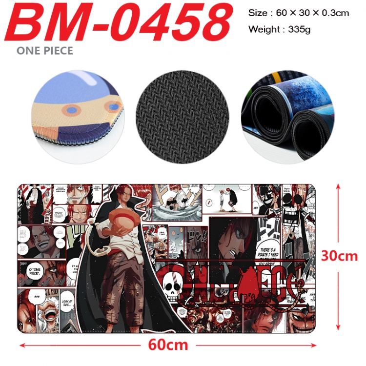 One Piece Anime peripheral lock edge mouse pad 60X30cm BM-0458