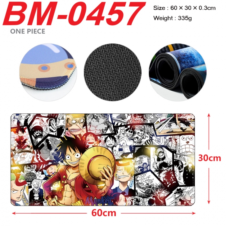 One Piece Anime peripheral lock edge mouse pad 60X30cm BM-0457