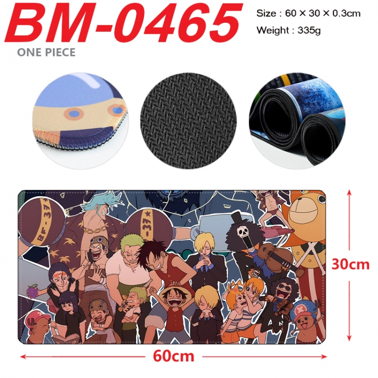 One Piece Anime peripheral lock edge mouse pad 60X30cm  BM-0465