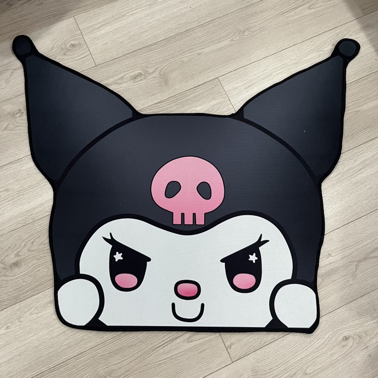 Kuromi Alien anime thick Belgian velvet anti slip carpet 1m