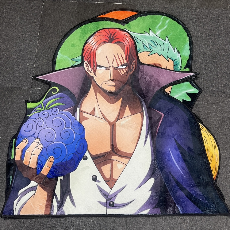 One Piece anime thick Belgian velvet anti slip carpet 1m