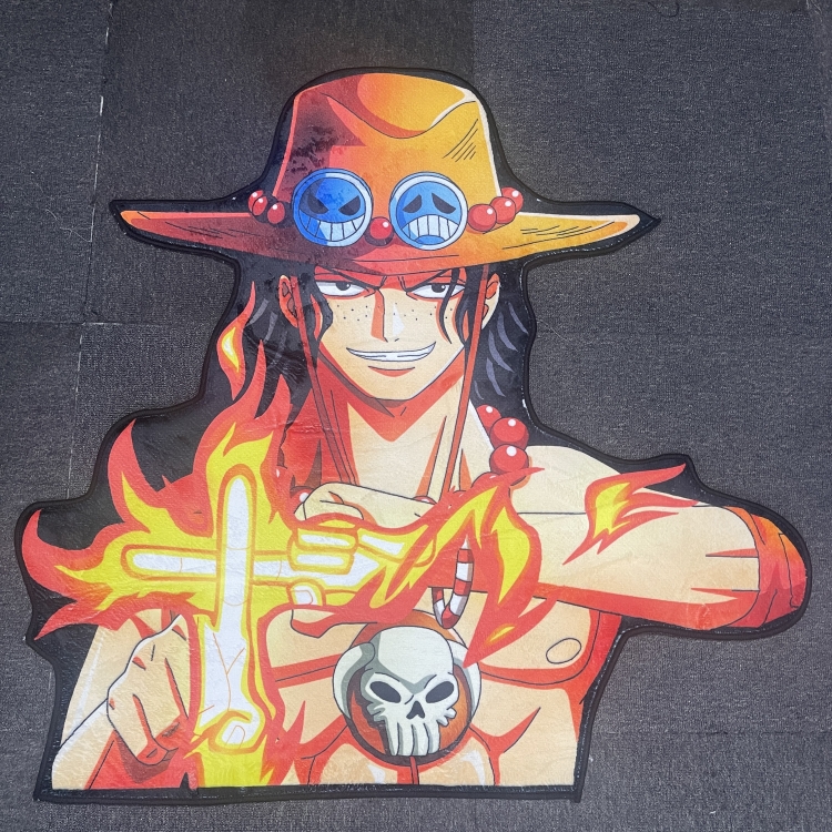 One Piece anime thick Belgian velvet anti slip carpet 1m